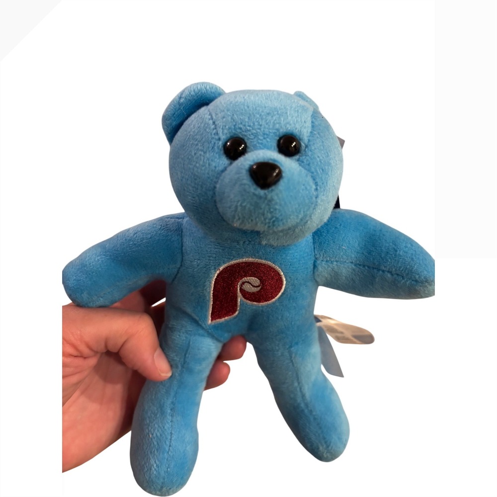 Philadelphia Phillies MLB FOCO Forever Collectibles Blue Plush Bear Mascot NWT‎